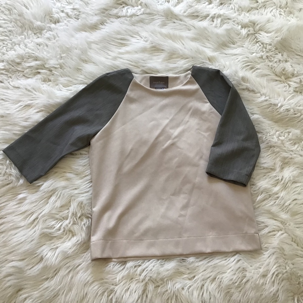 August 1 Eight color block dress top